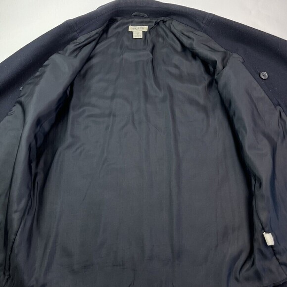 J Crew Wool Double Breasted Peacoat Mens L Thinsulate Naval Preppy Classic - Picture 9 of 13